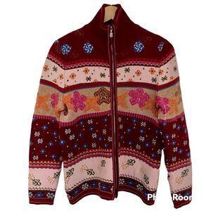 Bogner Fleece Wool Cardigan 